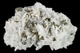 Quartz and Pyrite Crystal Association - Peru #141818-2